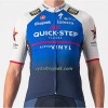Cykeltøj + Cykelshorts 2022 Quick-Step Alpha Vinyl Blå Hvid